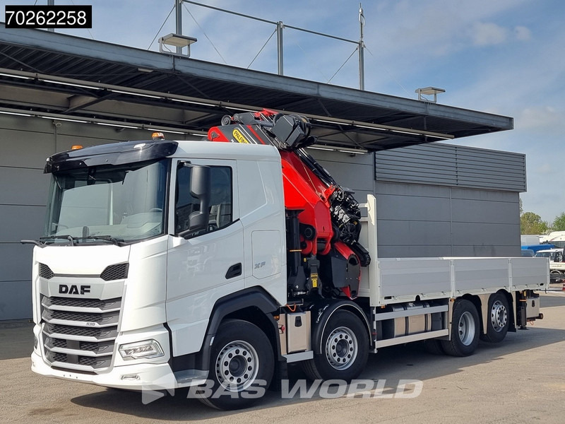 DAF XF 530 8X2 NEW Palfinger PK580 TEC Kran Crane Fly-Jib 2.5t Winch Lift+Lenkasche Retarder - Camião de caixa aberta/ Plataforma, Caminhão grua: foto 2 DAF XF 530 8X2 NEW Palfinger PK580 TEC Kran Crane Fly-Jib 2.5t Winch Lift+Lenkasche Retarder - Camião de caixa aberta/ Plataforma, Caminhão grua: foto 2