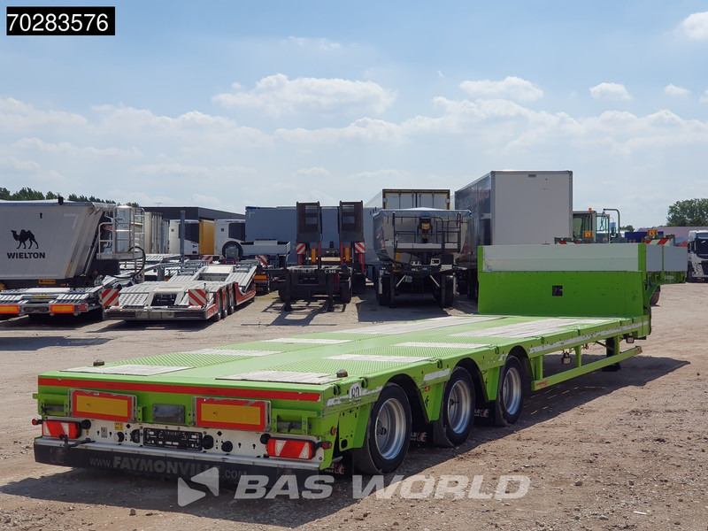 Faymonville F-S43-1AAF 3 axles Extendable Twistlocks 3x Hydraulic Steering Galvanised - Semireboque baixa: foto 5 Faymonville F-S43-1AAF 3 axles Extendable Twistlocks 3x Hydraulic Steering Galvanised - Semireboque baixa: foto 5