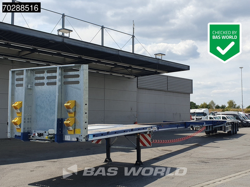 Faymonville MAX210-Z-3AA-13.60-22.5-2.54 3 axles 29M 2x extendable 3x steering axle twistlocks - Semi-reboque plataforma/ Caixa aberta: foto 1 Faymonville MAX210-Z-3AA-13.60-22.5-2.54 3 axles 29M 2x extendable 3x steering axle twistlocks - Semi-reboque plataforma/ Caixa aberta: foto 1