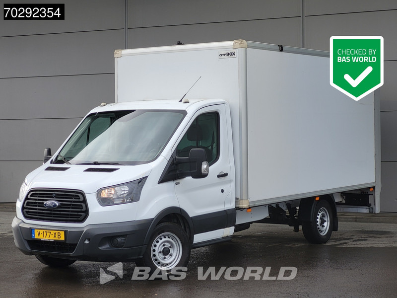 Ford Transit 130pk Laadklep Zijdeur Bakwagen Airco D'Hollandia APK 01-2026 Meubelbak Koffer A/C - Carrinha de contentor: foto 1 Ford Transit 130pk Laadklep Zijdeur Bakwagen Airco D'Hollandia APK 01-2026 Meubelbak Koffer A/C - Carrinha de contentor: foto 1