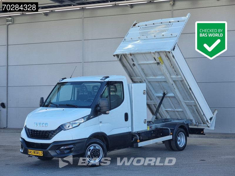 Iveco Daily 35C14 Open Laadbak met Kist Dubbellucht 3,5t Trekhaak Airco Cruise Camera Euro6 Pritsche Pickup Open Box A/C Towbar Cruise contr - Furgão caixa aberta: foto 1 Iveco Daily 35C14 Open Laadbak met Kist Dubbellucht 3,5t Trekhaak Airco Cruise Camera Euro6 Pritsche Pickup Open Box A/C Towbar Cruise contr - Furgão caixa aberta: foto 1