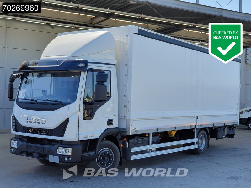 Iveco Eurocargo 120LE220 4X2 12T Automatic Ladebordwand Junge Euro 6 - Caminhão com lona: foto 1 Iveco Eurocargo 120LE220 4X2 12T Automatic Ladebordwand Junge Euro 6 - Caminhão com lona: foto 1