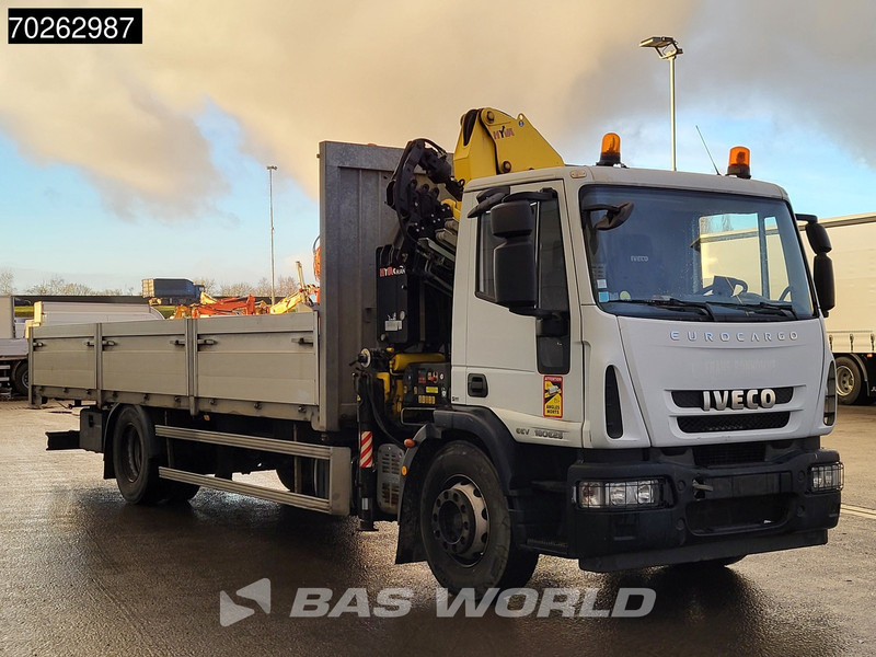 Iveco Eurocargo 180E250 4X2 Engine problems/defect Hyva HB150 XE 3 Kran Euro 5 - Camião de caixa aberta/ Plataforma, Caminhão grua: foto 3 Iveco Eurocargo 180E250 4X2 Engine problems/defect Hyva HB150 XE 3 Kran Euro 5 - Camião de caixa aberta/ Plataforma, Caminhão grua: foto 3