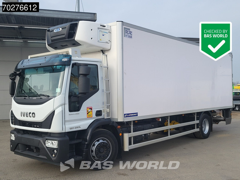 Iveco Eurocargo 190EL280 4X2 ATP Valid - 19tonner Carrier 1150 MT cooler Ladebordwand FRC Euro 6 - Caminhão frigorífico: foto 1 Iveco Eurocargo 190EL280 4X2 ATP Valid - 19tonner Carrier 1150 MT cooler Ladebordwand FRC Euro 6 - Caminhão frigorífico: foto 1