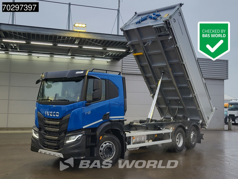 Iveco S-Way 420 6X2 NEW! 17m3 3-way KH kipper Lift+Steering axle Automatic Euro 6 - Caminhão basculante: foto 1 Iveco S-Way 420 6X2 NEW! 17m3 3-way KH kipper Lift+Steering axle Automatic Euro 6 - Caminhão basculante: foto 1