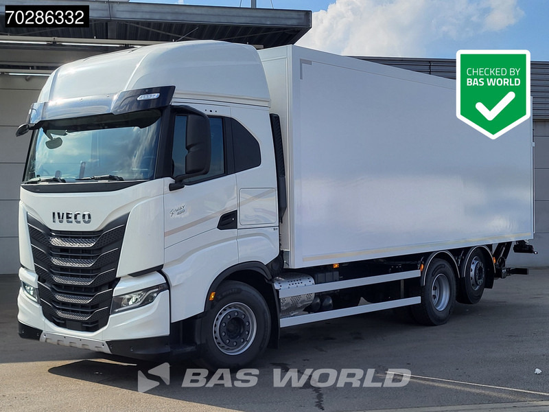 Iveco S-Way 490 6X2 NEW! 2000kg Ladebordwand Retarder Lift+Steering-Axle Navi LED - Caminhão furgão: foto 1 Iveco S-Way 490 6X2 NEW! 2000kg Ladebordwand Retarder Lift+Steering-Axle Navi LED - Caminhão furgão: foto 1