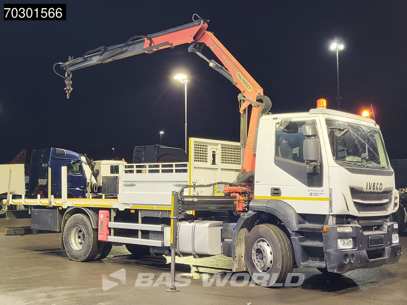 Iveco Stralis 310 4X2 Palfinger PK 12002 EH Kran Crane Steelsuspension Automatic Euro 6 - Camião de caixa aberta/ Plataforma, Caminhão grua: foto 3 Iveco Stralis 310 4X2 Palfinger PK 12002 EH Kran Crane Steelsuspension Automatic Euro 6 - Camião de caixa aberta/ Plataforma, Caminhão grua: foto 3