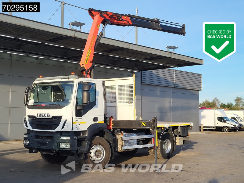Iveco Stralis 310 4X2 Palfinger PK14002 EH Kran Crane Remote control Big-Axle Euro 6 - Camião de caixa aberta/ Plataforma, Caminhão grua: foto 1 Iveco Stralis 310 4X2 Palfinger PK14002 EH Kran Crane Remote control Big-Axle Euro 6 - Camião de caixa aberta/ Plataforma, Caminhão grua: foto 1