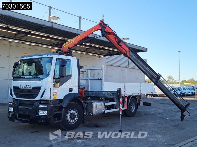 Iveco Stralis 310 4X2 Palfinger PK14002 EH Kran Crane Steel suspension Euro 6 - Camião de caixa aberta/ Plataforma, Caminhão grua: foto 5 Iveco Stralis 310 4X2 Palfinger PK14002 EH Kran Crane Steel suspension Euro 6 - Camião de caixa aberta/ Plataforma, Caminhão grua: foto 5