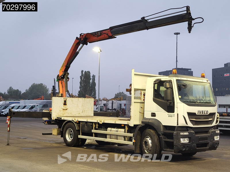 Iveco Stralis 310 Stralis 4X2 Palfinger PK 14002-EH Crane Steelsuspension Automatic Euro 6 - Camião de caixa aberta/ Plataforma, Caminhão grua: foto 3 Iveco Stralis 310 Stralis 4X2 Palfinger PK 14002-EH Crane Steelsuspension Automatic Euro 6 - Camião de caixa aberta/ Plataforma, Caminhão grua: foto 3