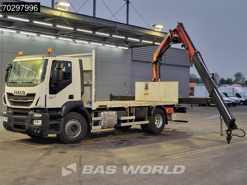 Iveco Stralis 310 Stralis 4X2 Palfinger PK 14002-EH Crane Steelsuspension Automatic Euro 6 - Camião de caixa aberta/ Plataforma, Caminhão grua: foto 5 Iveco Stralis 310 Stralis 4X2 Palfinger PK 14002-EH Crane Steelsuspension Automatic Euro 6 - Camião de caixa aberta/ Plataforma, Caminhão grua: foto 5