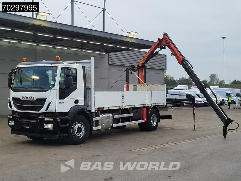 Iveco Stralis 310 Stralis 4X2 Palfinger PK12002 Crane Kran rotator Steelsuspension Automatic Euro 6 - Camião de caixa aberta/ Plataforma, Caminhão grua: foto 5 Iveco Stralis 310 Stralis 4X2 Palfinger PK12002 Crane Kran rotator Steelsuspension Automatic Euro 6 - Camião de caixa aberta/ Plataforma, Caminhão grua: foto 5