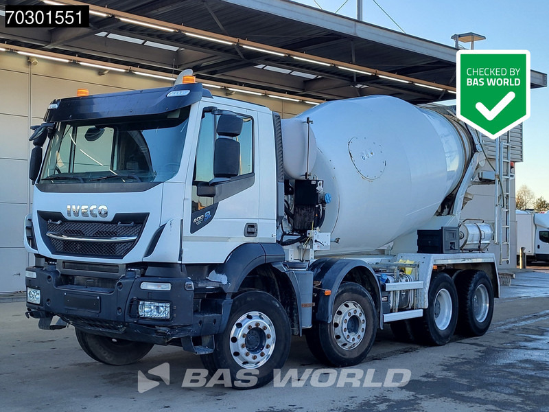 Iveco Stralis 400 8X4 9m3 Stetter mixer Steelsuspension Big-Axle Automatic Euro 6 - Caminhão betoneira: foto 1 Iveco Stralis 400 8X4 9m3 Stetter mixer Steelsuspension Big-Axle Automatic Euro 6 - Caminhão betoneira: foto 1