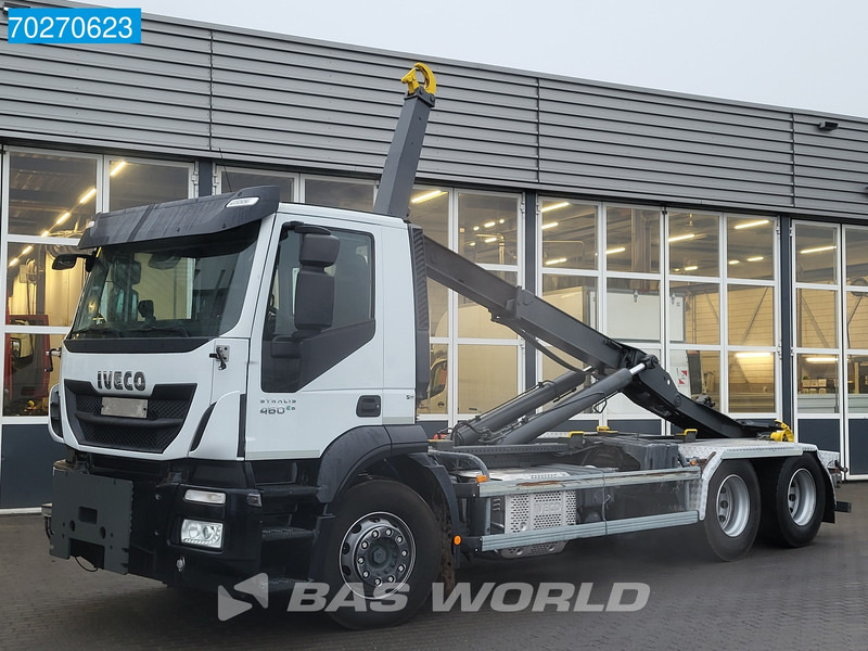 Iveco Stralis 460 6X2 20T Marrel Hooklift ActiveDay ACC Automatic Euro 6 - Caminhão polibenne: foto 1 Iveco Stralis 460 6X2 20T Marrel Hooklift ActiveDay ACC Automatic Euro 6 - Caminhão polibenne: foto 1