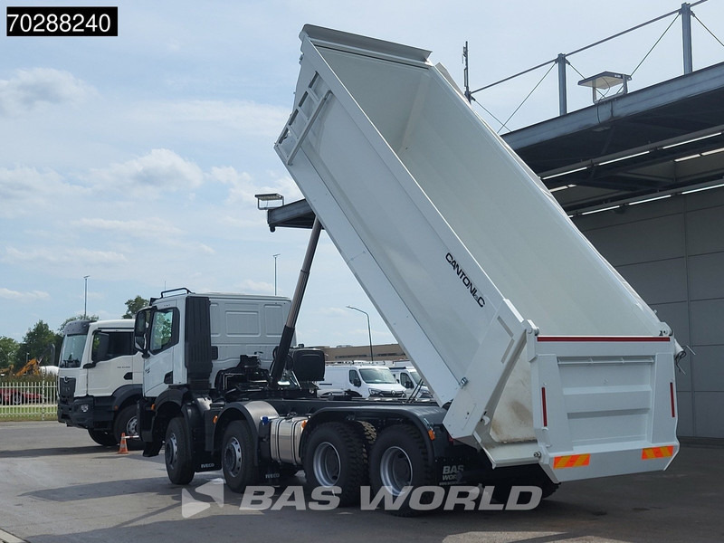 Iveco T-WAY 450 8X4 New! 20m3 Cantoni Tipper Steelsuspension Big-Axle Automatic Euro 6 - Caminhão basculante: foto 3 Iveco T-WAY 450 8X4 New! 20m3 Cantoni Tipper Steelsuspension Big-Axle Automatic Euro 6 - Caminhão basculante: foto 3