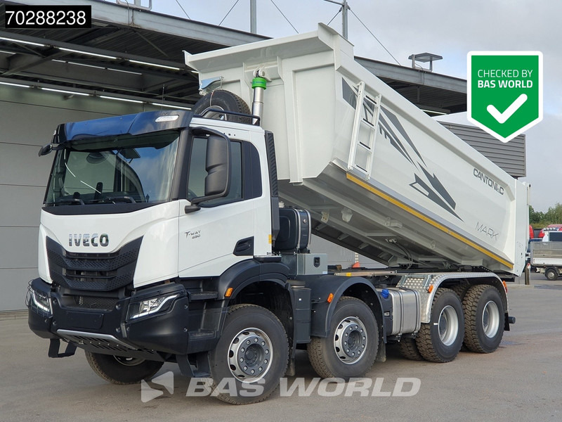 Iveco T-Way 450 8X4 New! 20m3 Cantoni Tipper Steelsuspension Big-Axle Euro 6 - Caminhão basculante: foto 1 Iveco T-Way 450 8X4 New! 20m3 Cantoni Tipper Steelsuspension Big-Axle Euro 6 - Caminhão basculante: foto 1