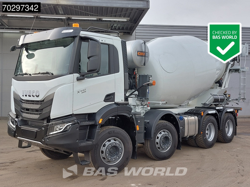 Iveco X-Way 420 8X4 NEW! 10M3 CIFA Mixer Full Steel Suspension Euro 6 - Caminhão betoneira: foto 1 Iveco X-Way 420 8X4 NEW! 10M3 CIFA Mixer Full Steel Suspension Euro 6 - Caminhão betoneira: foto 1
