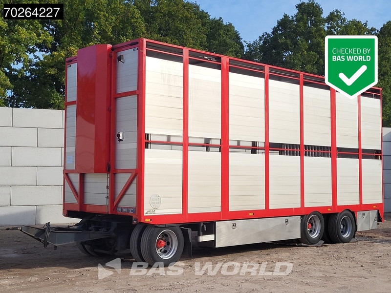 Jumbo TV280L1 Animal Trailer Lenkachse - Reboque furgão: foto 1 Jumbo TV280L1 Animal Trailer Lenkachse - Reboque furgão: foto 1