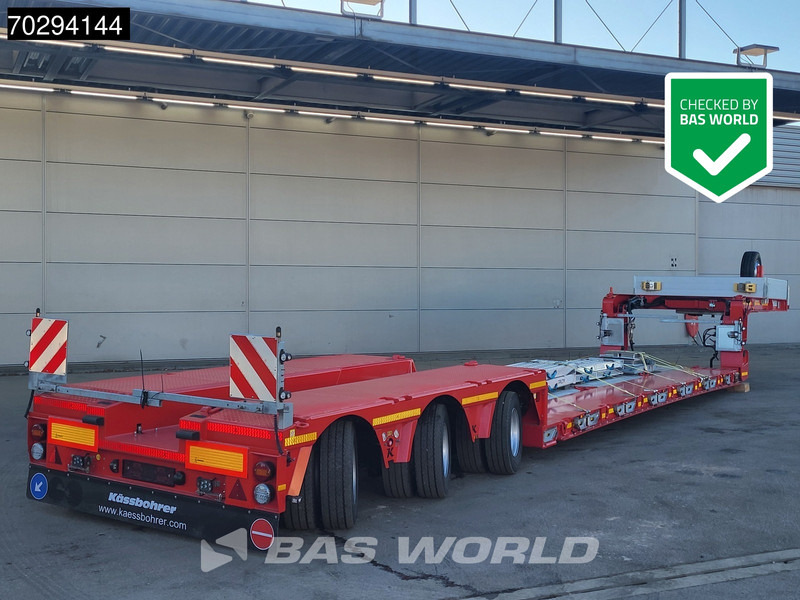 Kässbohrer LB3E 3 axles Extenable 540cm Gooseneck 3xSteeringaxle - Semireboque baixa: foto 1 Kässbohrer LB3E 3 axles Extenable 540cm Gooseneck 3xSteeringaxle - Semireboque baixa: foto 1