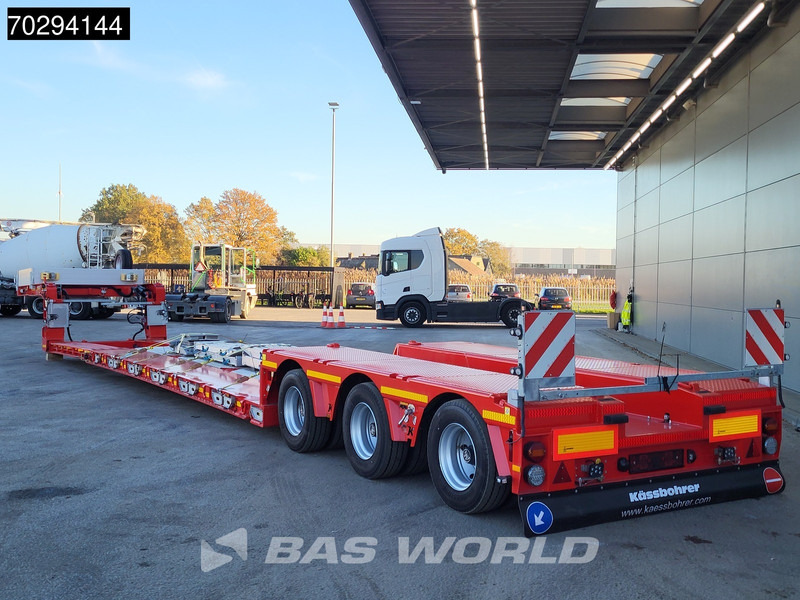 Kässbohrer LB3E 3 axles Extenable 540cm Gooseneck 3xSteeringaxle - Semireboque baixa: foto 3 Kässbohrer LB3E 3 axles Extenable 540cm Gooseneck 3xSteeringaxle - Semireboque baixa: foto 3
