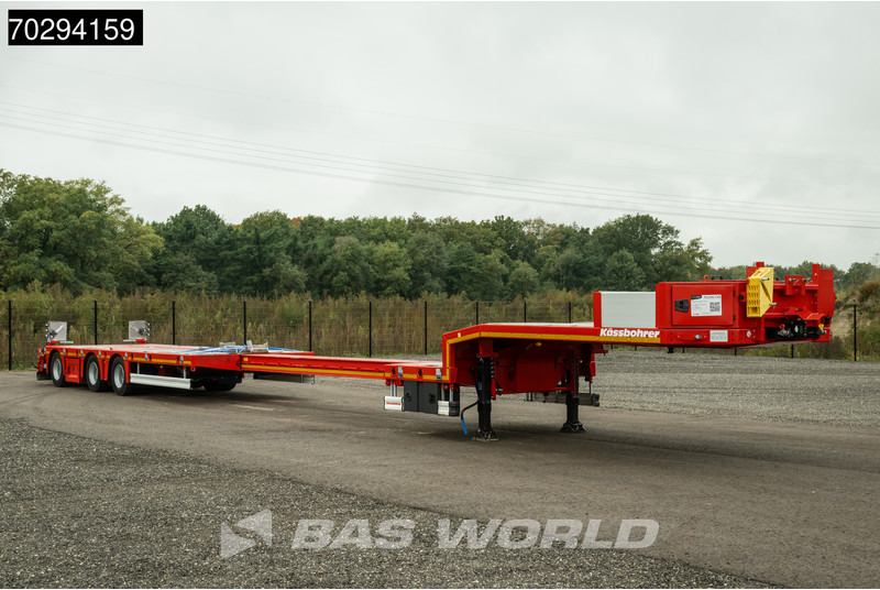Kässbohrer LB3E 3 axles Extendable 600cm Lift+Steering Axle Scand. - Semireboque baixa: foto 3 Kässbohrer LB3E 3 axles Extendable 600cm Lift+Steering Axle Scand. - Semireboque baixa: foto 3