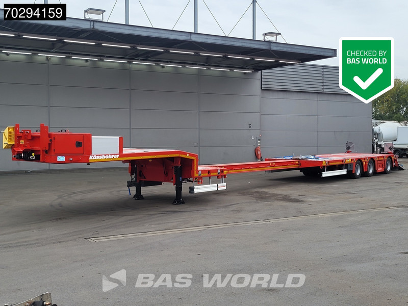 Kässbohrer LB3E 3 axles Extendable 600cm Lift+Steering Axle Scand. - Semireboque baixa: foto 1 Kässbohrer LB3E 3 axles Extendable 600cm Lift+Steering Axle Scand. - Semireboque baixa: foto 1