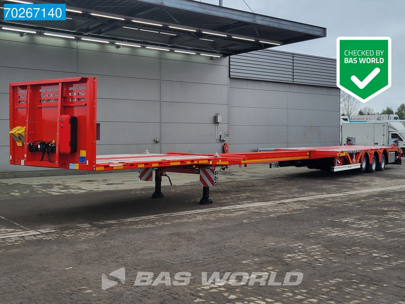 Kässbohrer LB3E NEU Mega Ausziehbar Lift+Lenkachse - Semi-reboque plataforma/ Caixa aberta: foto 1 Kässbohrer LB3E NEU Mega Ausziehbar Lift+Lenkachse - Semi-reboque plataforma/ Caixa aberta: foto 1
