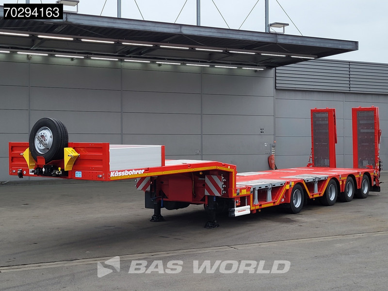 Kässbohrer LB4E 4 axles Hydr. Ramps 615cm-Extendable Lift+ 2x Steering Axle - Semireboque baixa: foto 3 Kässbohrer LB4E 4 axles Hydr. Ramps 615cm-Extendable Lift+ 2x Steering Axle - Semireboque baixa: foto 3