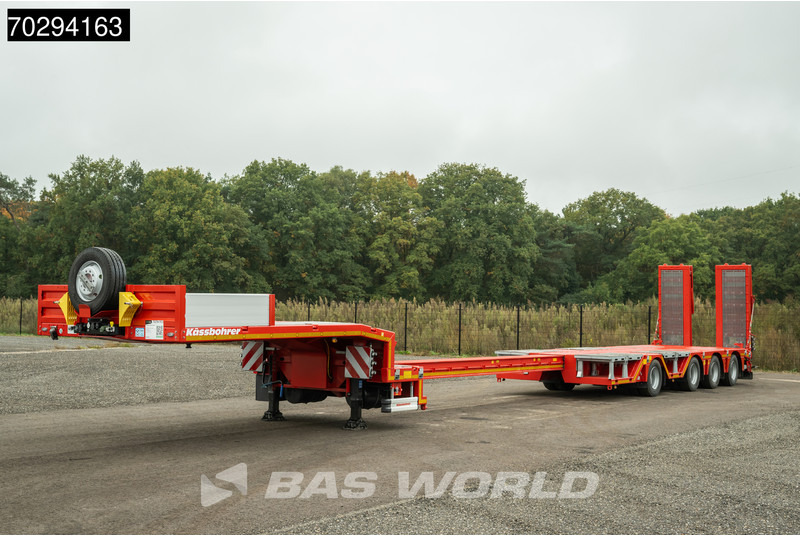 Kässbohrer LB4E 4 axles Hydr. Ramps 620cm-Extendable Lift+ 2x Steering Axle - Semireboque baixa: foto 2 Kässbohrer LB4E 4 axles Hydr. Ramps 620cm-Extendable Lift+ 2x Steering Axle - Semireboque baixa: foto 2