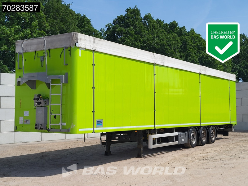 Knapen 3 axles Liftachse 7MM 103m3 Schiebewand - Semireboque piso móvel: foto 1 Knapen 3 axles Liftachse 7MM 103m3 Schiebewand - Semireboque piso móvel: foto 1