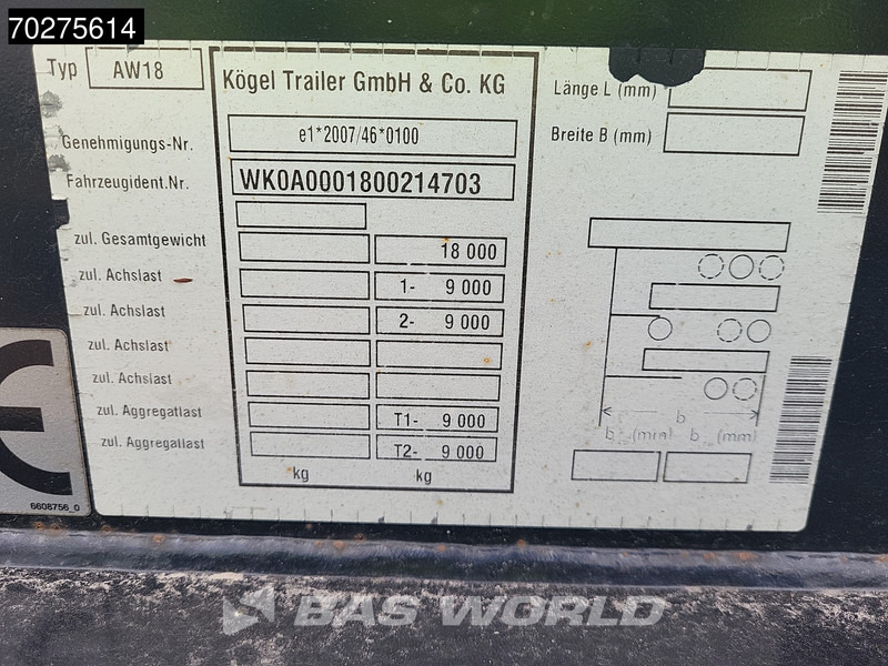 Locação de Kögel AW 18 Kögel AW 18: foto 19