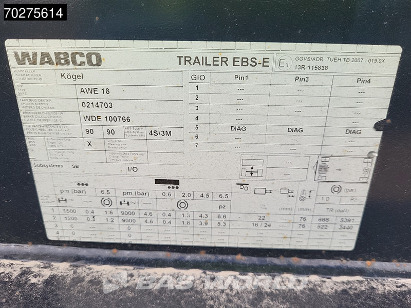 Locação de Kögel AW 18 Kögel AW 18: foto 18