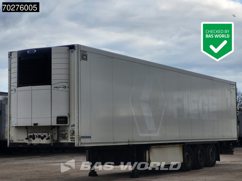 Krone Carrier Vector 1550 Liftachse Blumenbreit Doppelstock Palettenkasten - Semireboque frigorífico: foto 1 Krone Carrier Vector 1550 Liftachse Blumenbreit Doppelstock Palettenkasten - Semireboque frigorífico: foto 1