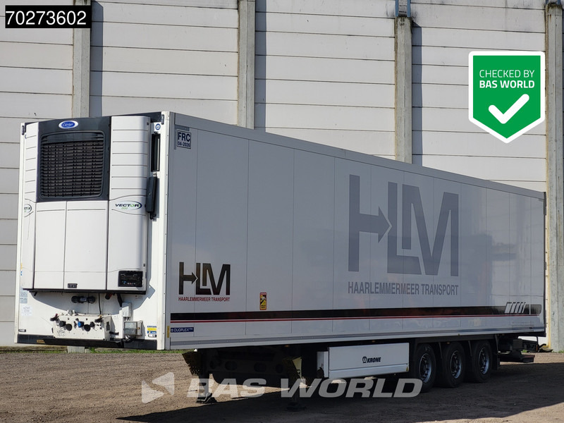 Krone Carrier Vector 1550 Tailgate TUV 11/25 Liftachse Bloemenbreed - Semireboque frigorífico: foto 1 Krone Carrier Vector 1550 Tailgate TUV 11/25 Liftachse Bloemenbreed - Semireboque frigorífico: foto 1