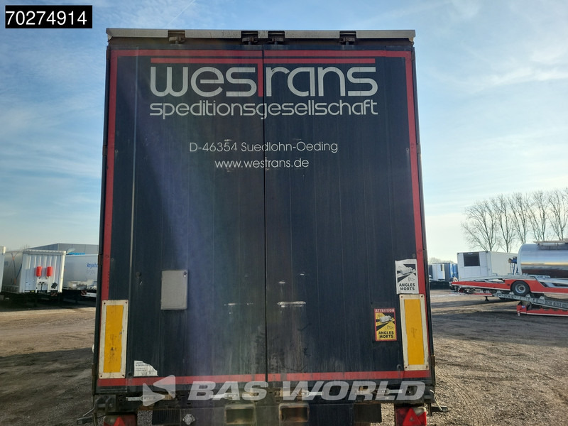 Semi-reboque de lona Krone SD 3 axles Forklift Lift+Lenkachse Kooiaap Palettenkasten SAF Sliding Roof: foto 7