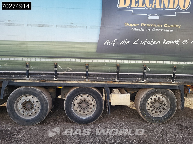 Semi-reboque de lona Krone SD 3 axles Forklift Lift+Lenkachse Kooiaap Palettenkasten SAF Sliding Roof: foto 15