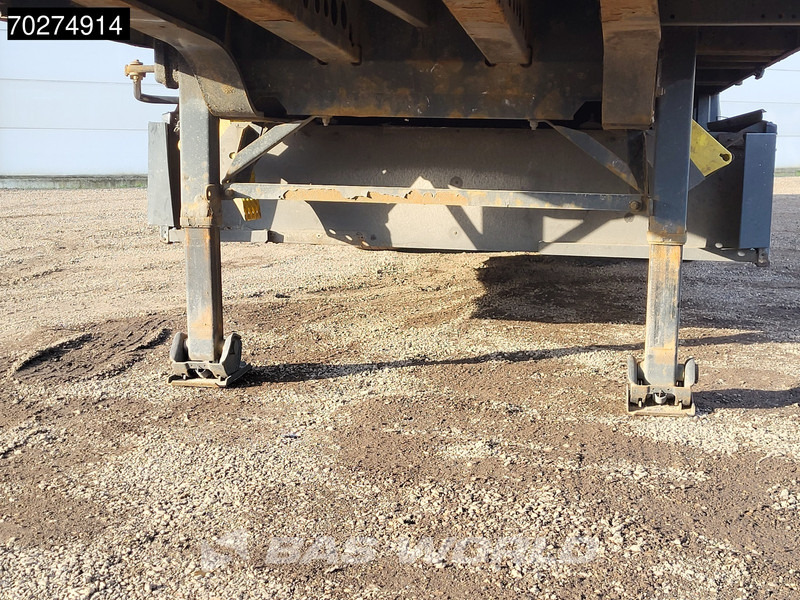 Semi-reboque de lona Krone SD 3 axles Forklift Lift+Lenkachse Kooiaap Palettenkasten SAF Sliding Roof: foto 12
