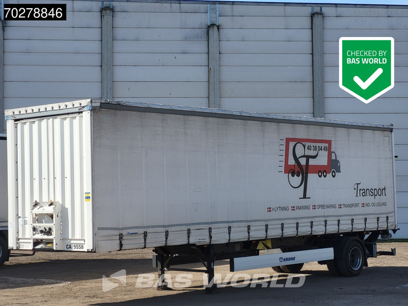Krone SE City Steering Axle Tailgate LBW - Semi-reboque de lona: foto 1 Krone SE City Steering Axle Tailgate LBW - Semi-reboque de lona: foto 1