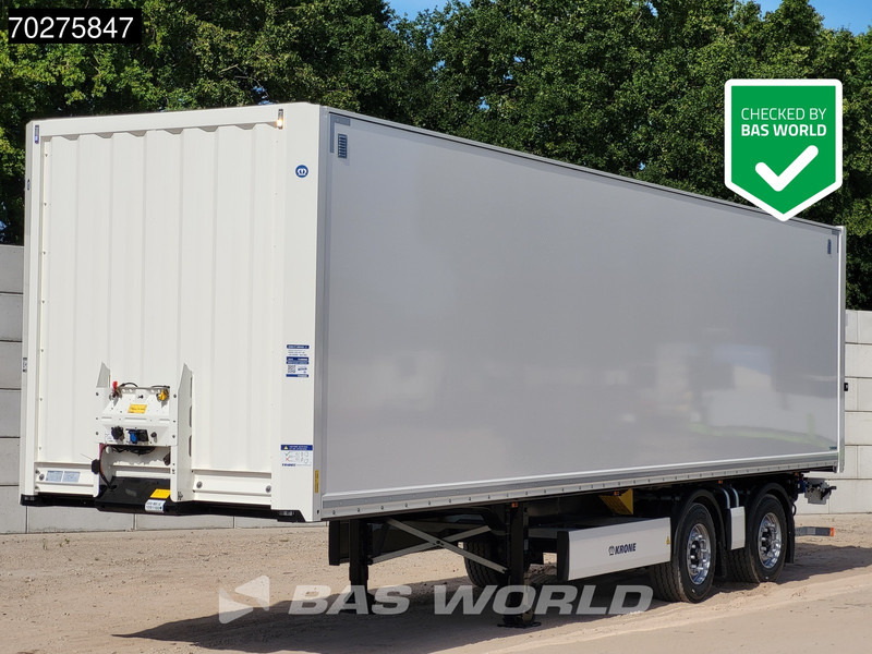 Krone SZ City NEW Lift+Lenkachse Tail Lift - Semireboque furgão: foto 1 Krone SZ City NEW Lift+Lenkachse Tail Lift - Semireboque furgão: foto 1