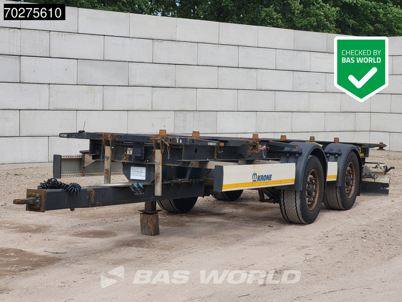 Krone ZZ20A - Reboque transportador de contêineres/ Caixa móvel: foto 1 Krone ZZ20A - Reboque transportador de contêineres/ Caixa móvel: foto 1