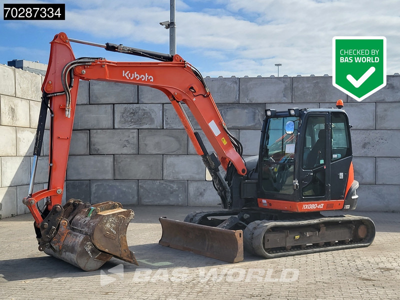 Kubota KX080-4 3 BUCKETS - Mini escavadeira: foto 1 Kubota KX080-4 3 BUCKETS - Mini escavadeira: foto 1