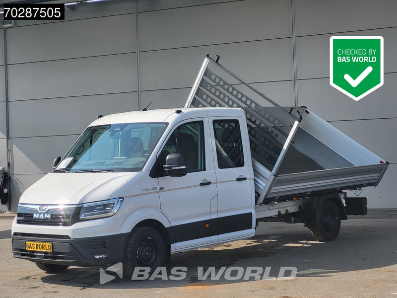 MAN TGE 3.180 Driezijdige Kipper Automaat 2025 Facelift 180PK Trekhaak LED Navi ACC Airco Cruise Euro6 Kipper Tippe Benne Kieper 3m3 A/C Towba - Furgão basculante: foto 1 MAN TGE 3.180 Driezijdige Kipper Automaat 2025 Facelift 180PK Trekhaak LED Navi ACC Airco Cruise Euro6 Kipper Tippe Benne Kieper 3m3 A/C Towba - Furgão basculante: foto 1