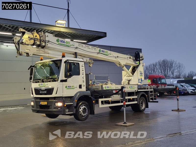 MAN TGM 18.250 4X2 44mtrs Böcker AK44/4000 Telescopic crane Manual Euro 6 - Caminhão grua: foto 2 MAN TGM 18.250 4X2 44mtrs Böcker AK44/4000 Telescopic crane Manual Euro 6 - Caminhão grua: foto 2