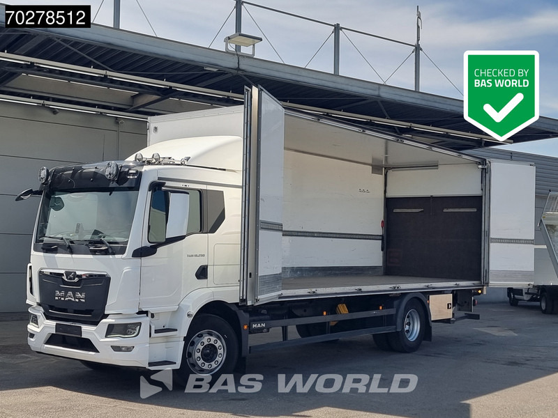 MAN TGM 18.290 4X2 19tonner Automatic Ladebordwand LED Navi Euro 6 - Caminhão furgão: foto 1 MAN TGM 18.290 4X2 19tonner Automatic Ladebordwand LED Navi Euro 6 - Caminhão furgão: foto 1