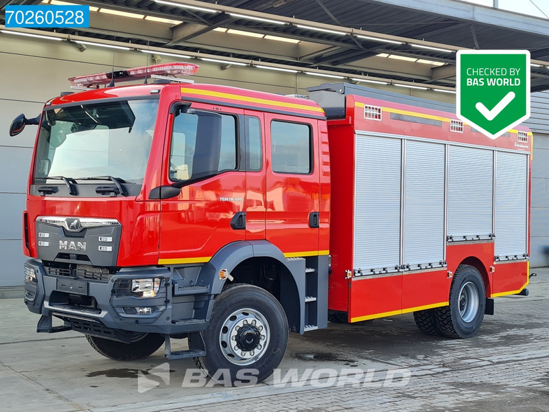 MAN TGM 18.320 4X4 NEW! Feuerwehr Fire Truck Volkan pump Navi Euro 6 - Carro de bombeiro: foto 1 MAN TGM 18.320 4X4 NEW! Feuerwehr Fire Truck Volkan pump Navi Euro 6 - Carro de bombeiro: foto 1