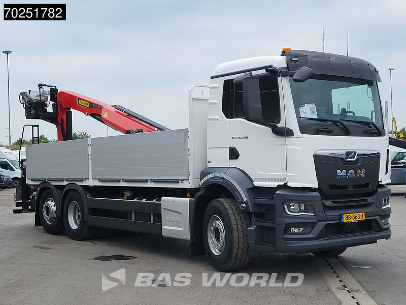 MAN TGS 26.440 6X2 NEW NL-Truck Palfinger PK 20.501 L TEC3 Kran Crane Euro 6 - Camião de caixa aberta/ Plataforma, Caminhão grua: foto 3 MAN TGS 26.440 6X2 NEW NL-Truck Palfinger PK 20.501 L TEC3 Kran Crane Euro 6 - Camião de caixa aberta/ Plataforma, Caminhão grua: foto 3