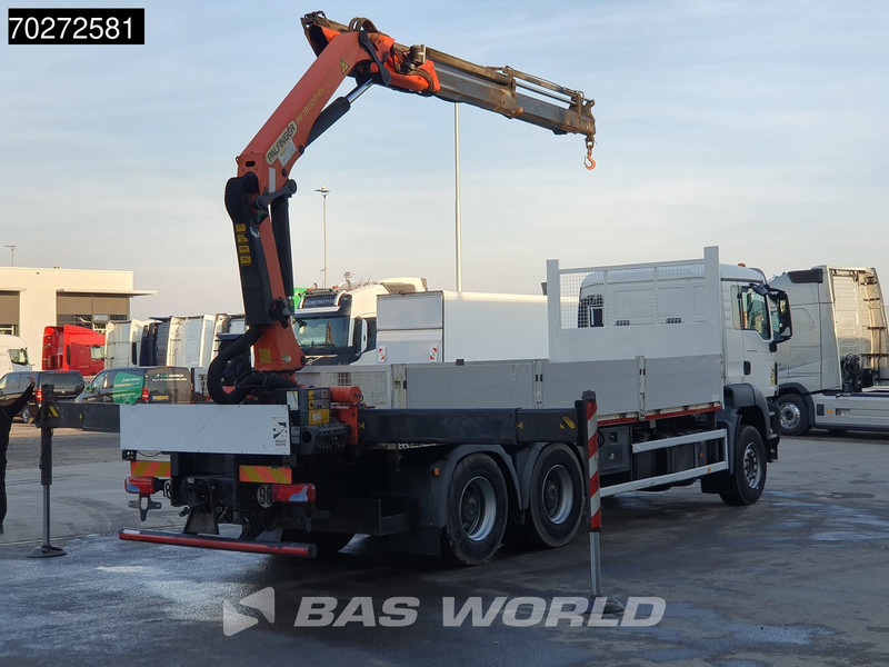 MAN TGS 26.440 6X4 Palfinger PK18002 EH Kran Crane Manual Remote Euro 5 - Camião de caixa aberta/ Plataforma, Caminhão grua: foto 3 MAN TGS 26.440 6X4 Palfinger PK18002 EH Kran Crane Manual Remote Euro 5 - Camião de caixa aberta/ Plataforma, Caminhão grua: foto 3