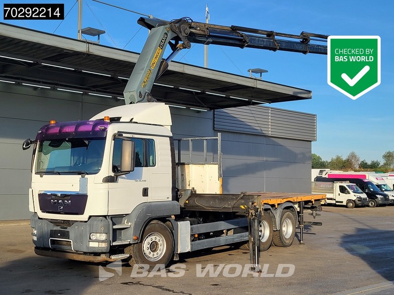MAN TGS 26.440 6X4 Palfinger PK36002 Crane Retarder Steelsuspension Manual Euro 4 - Camião de caixa aberta/ Plataforma, Caminhão grua: foto 1 MAN TGS 26.440 6X4 Palfinger PK36002 Crane Retarder Steelsuspension Manual Euro 4 - Camião de caixa aberta/ Plataforma, Caminhão grua: foto 1