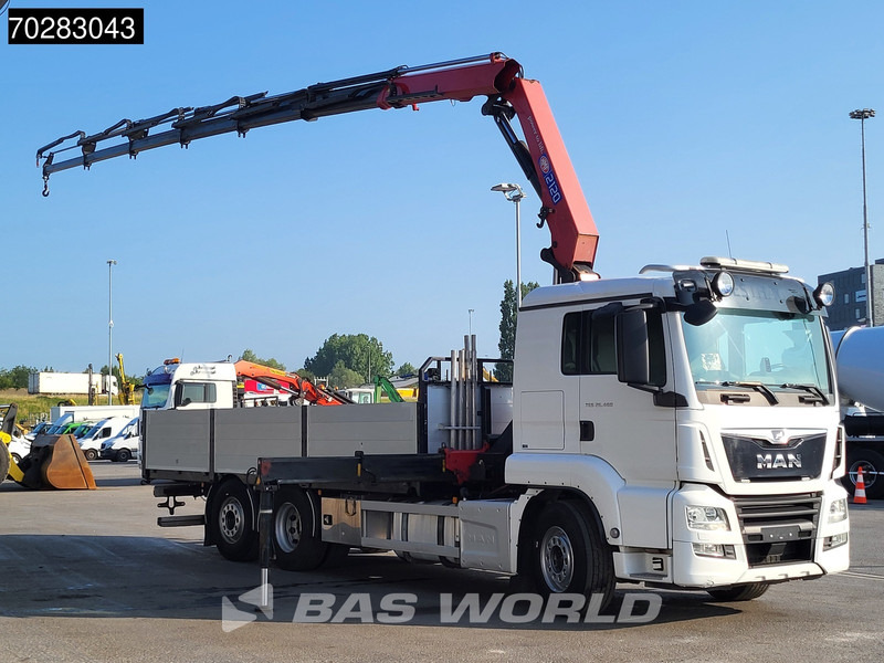 MAN TGS 26.460 TGS 6X2 Retarder HMF 2120K 6x Extensions Crane Kran Navi Euro 6 - Camião de caixa aberta/ Plataforma, Caminhão grua: foto 3 MAN TGS 26.460 TGS 6X2 Retarder HMF 2120K 6x Extensions Crane Kran Navi Euro 6 - Camião de caixa aberta/ Plataforma, Caminhão grua: foto 3