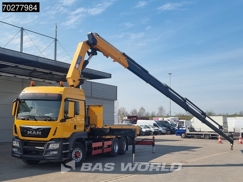 MAN TGS 26.480 6X4 HMF 5020 K6 Crane Kran 6x2H4 Hydrodrive Euro 6 - Camião de caixa aberta/ Plataforma, Caminhão grua: foto 3 MAN TGS 26.480 6X4 HMF 5020 K6 Crane Kran 6x2H4 Hydrodrive Euro 6 - Camião de caixa aberta/ Plataforma, Caminhão grua: foto 3